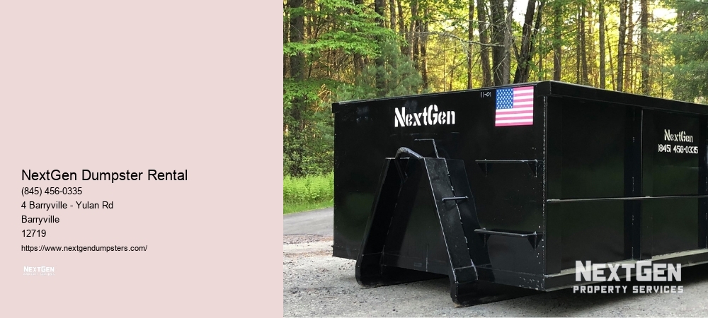 dumpster rental estimates